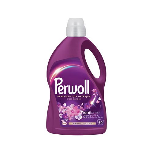Гель для прання кольорових тканин Perwoll квітковий аромат 3 л (60 прань)