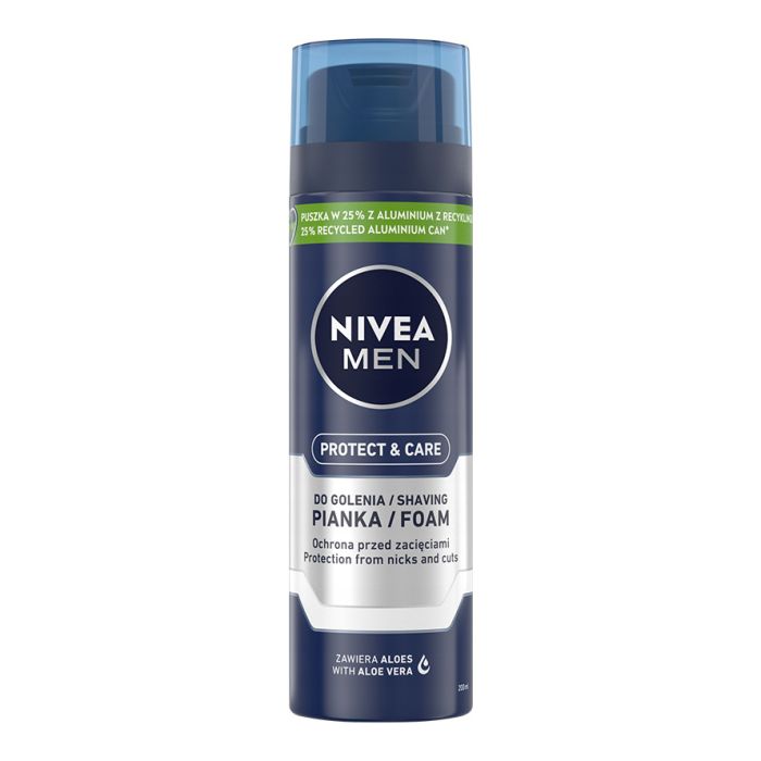 Піна для гоління з екстрактом алое Nivea PROTECT 200мл