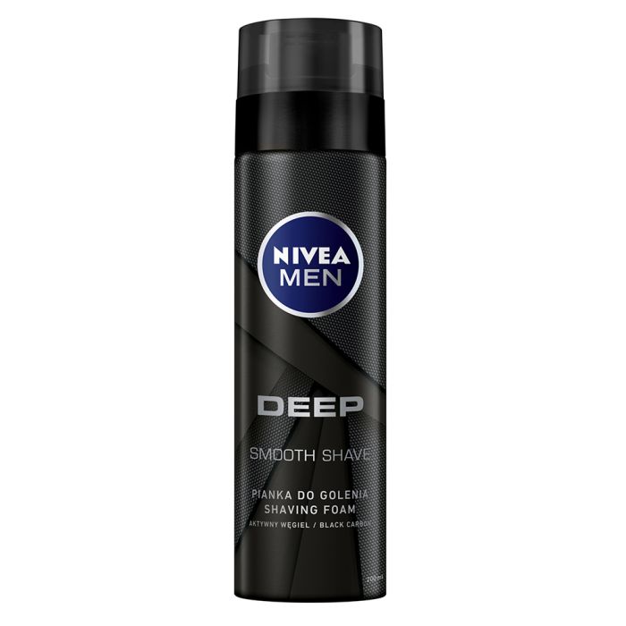 Піна для гоління з активованим вугіллям Nivea Deep 200мл