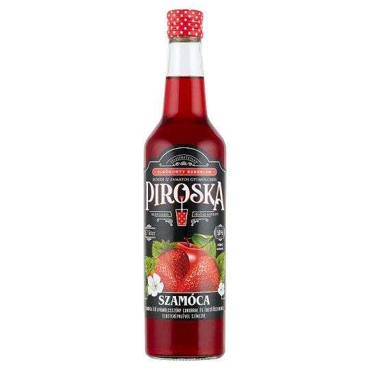 Сироп полуничний фруктовий з цукром Piroska 700 мл