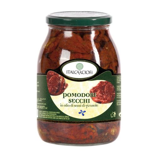 Італійські в'ялені помідори в олії Italcarciofi 900 мл