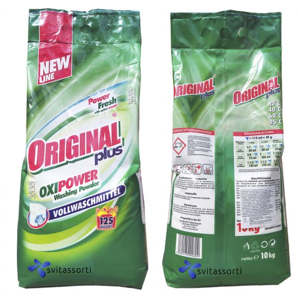 Порошок для прання універсальний Original Oxi Power 10кг