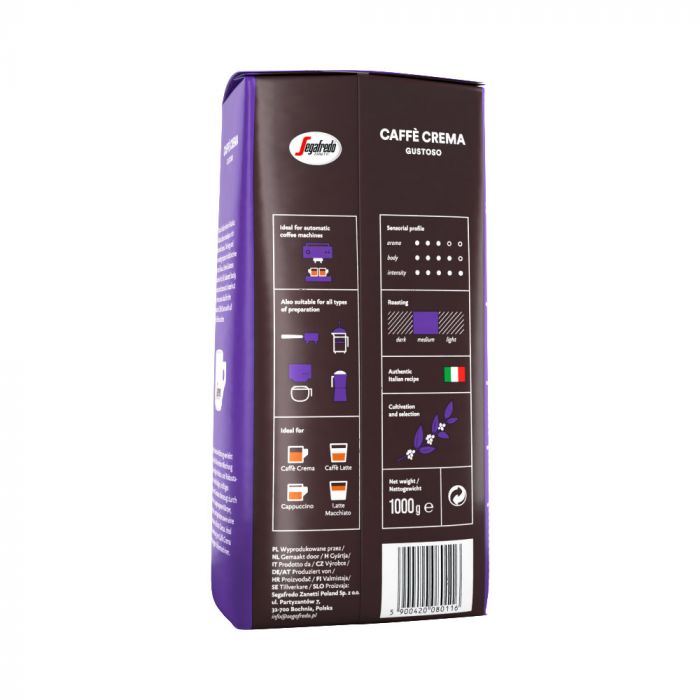 Кава в зернах Segafredo Caffè Crema Gustoso 1kg