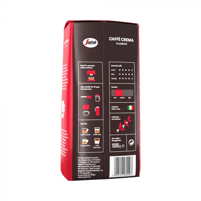 Кава в зернах Segafredo Caffe Crema Classico 1kg