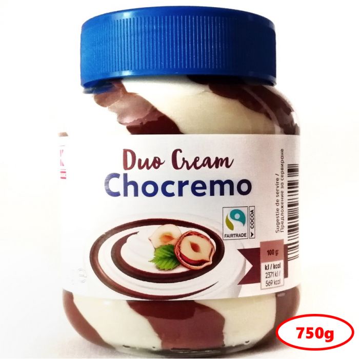 Шоколадна паста Duo Cream Chocremo 750 г