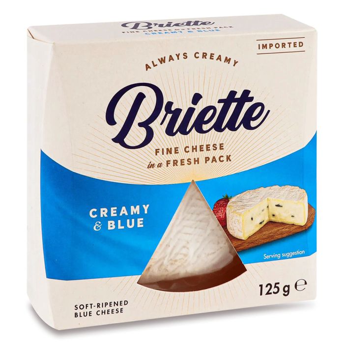Сир з пліснявою Briette кремовий 125g