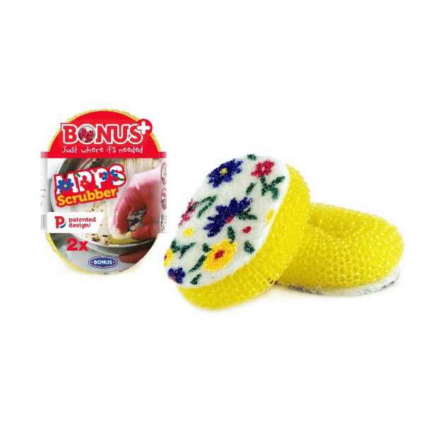 Пластикові губки для посуду Bonus Scourer 2 шт