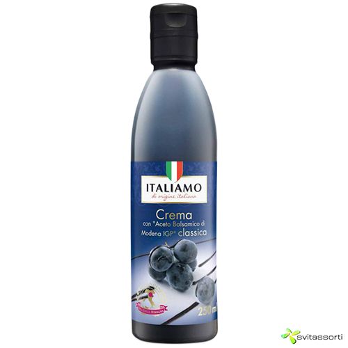 Бальзамічний крем-соус Italiamo crema con aceto balsamico 250 мл