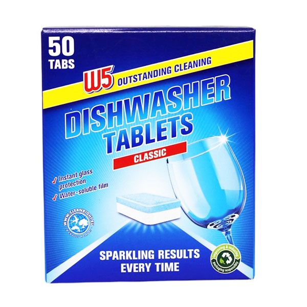 Таблетки для посудомийних машин W5 Classic 50 шт