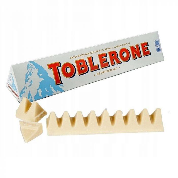 Шоколад білий з медом і мигдальною нугою Toblerone white Chocolate 100 g