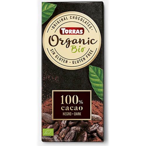Шоколад екстрачорний Torras Organic 100% 100 г