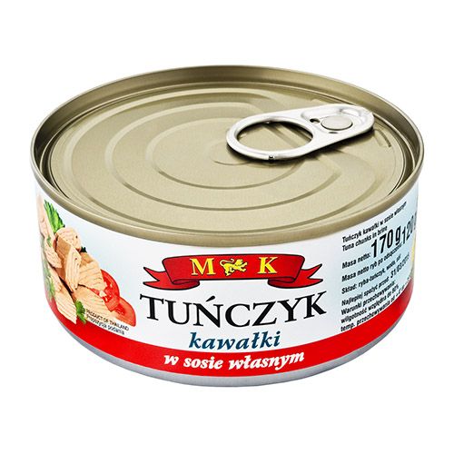 Тунець шматковий у власному соці M&K 170 г