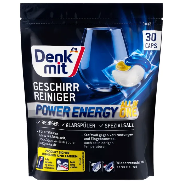 Капсули для посудомийної машини Denkmit Multi-Power Energy 30 шт