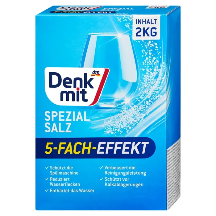 Дрібна сіль для посудомийних машин DenkMit 2 kг