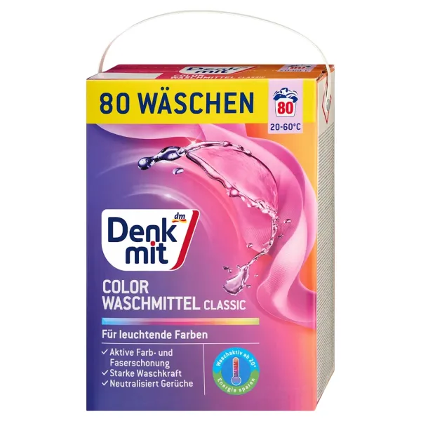 Порошок для прання кольорових речей DenkMit Color 5,2 кг (80 прань)