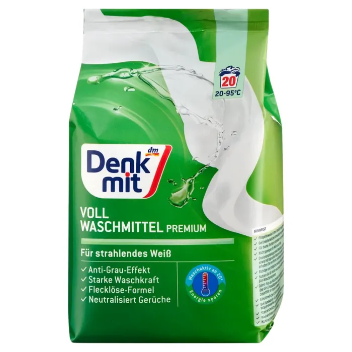 Порошок для прання світлих тканин DenkMit 1,35кг (20 прань)