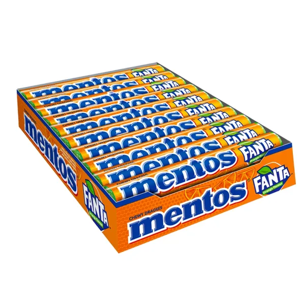 Жувальні цукерки Mentos смак фанти 20 шт