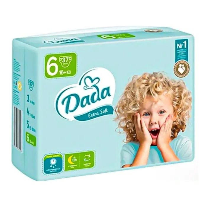 Підгузки Dada Extra soft розмір 6, 37 шт