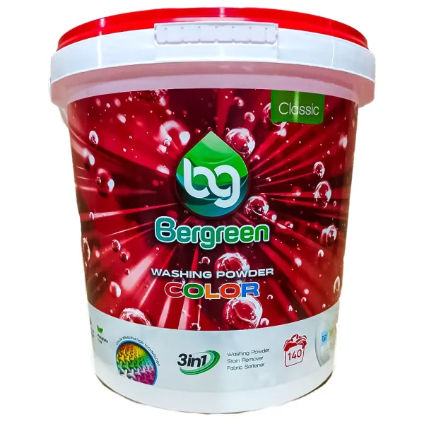Порошок для прання кольорових речей Bergreen Color 10 кг (140 прань)