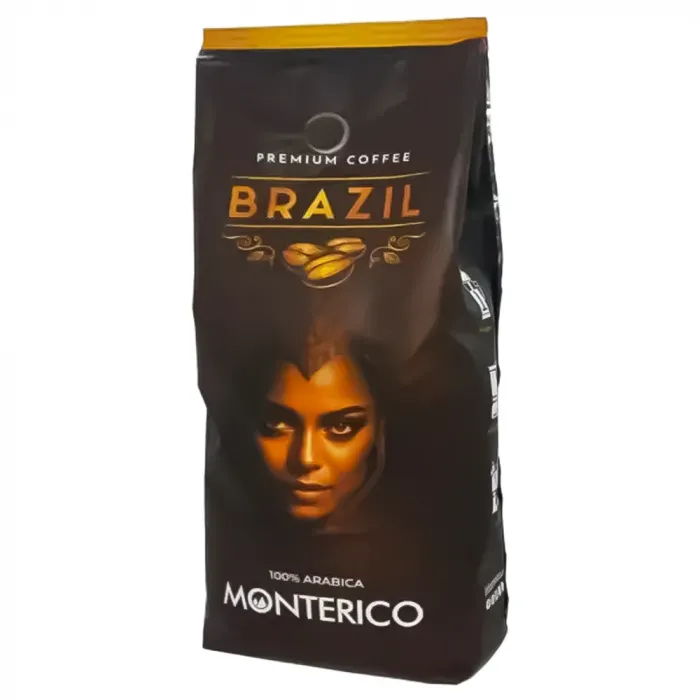 Кава в зерні Monterico Brazil 100% Арабіка 1 кг