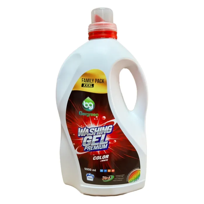Гель для прання кольорових речей Bergreen Color 5 l