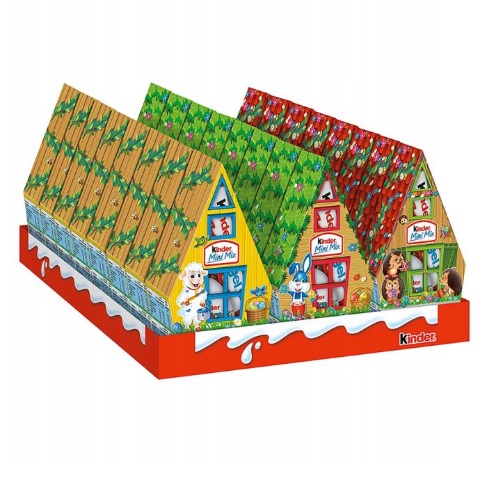 Великодній подарунковий набір цукерок у формі будиночка Kinder Mini Mix 76г