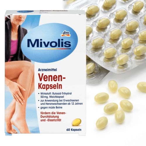 Вітаміни для вен Mivolis Venen-Kapseln 60 шт