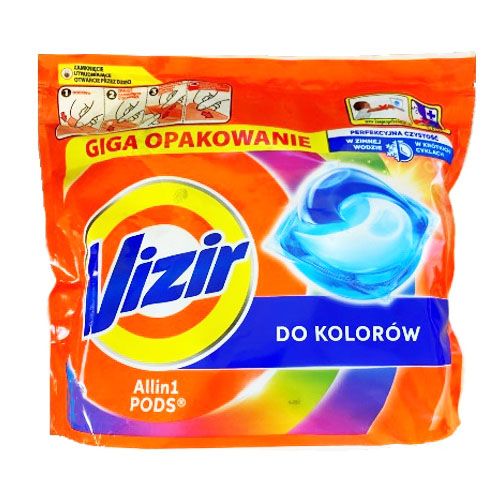 Капсули для універсального прання Vizir All in 1 Color 40 шт