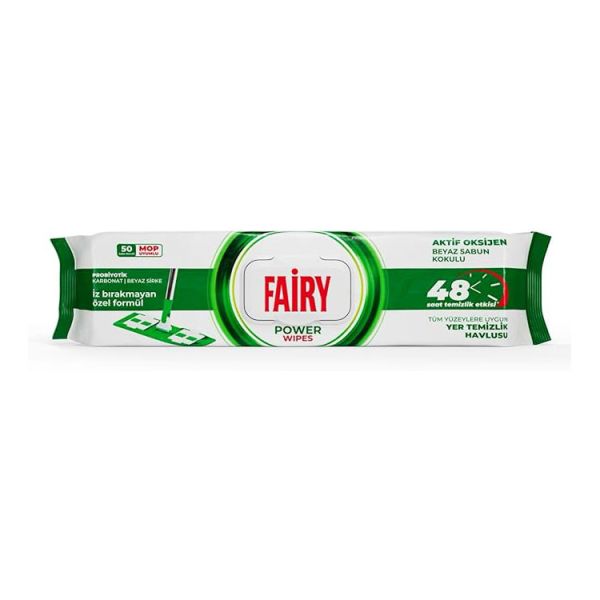 Вологі серветки для підлоги Fairy 50 шт
