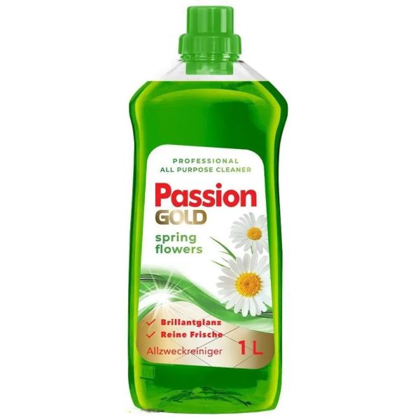 Рідина для миття підлоги універсальна Passion Gold весняні квіти 1 л