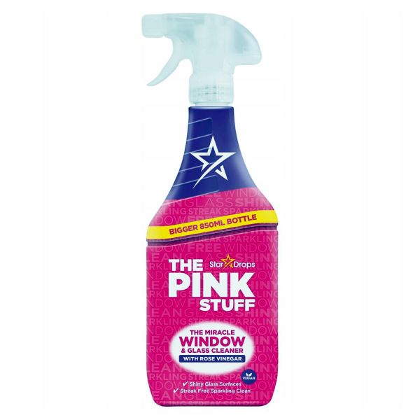 Засіб для миття вікон і скла The Pink Stuff 750 мл