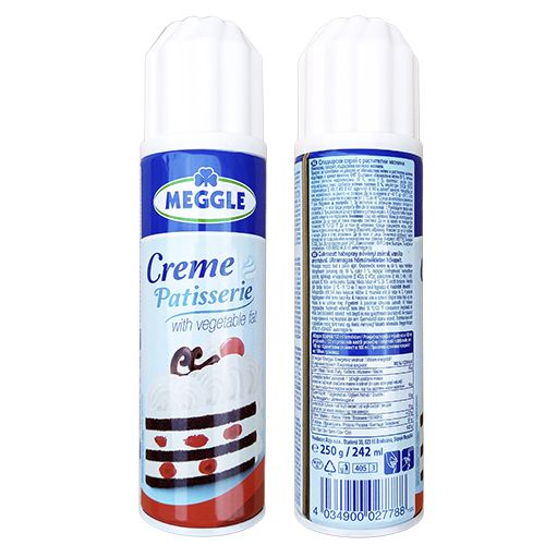 Аерозольні вершки в балоні Meggle 250g
