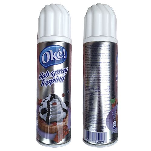 Аерозольні вершки в балоні OKE 250 г