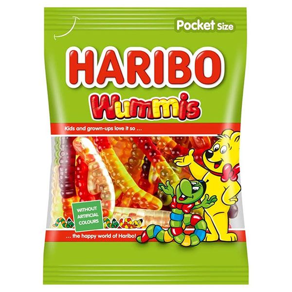 Желейні цукерки Haribo хробачки 100 г