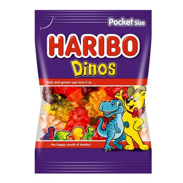 Желейні цукерки Haribo динозаврики 100 г